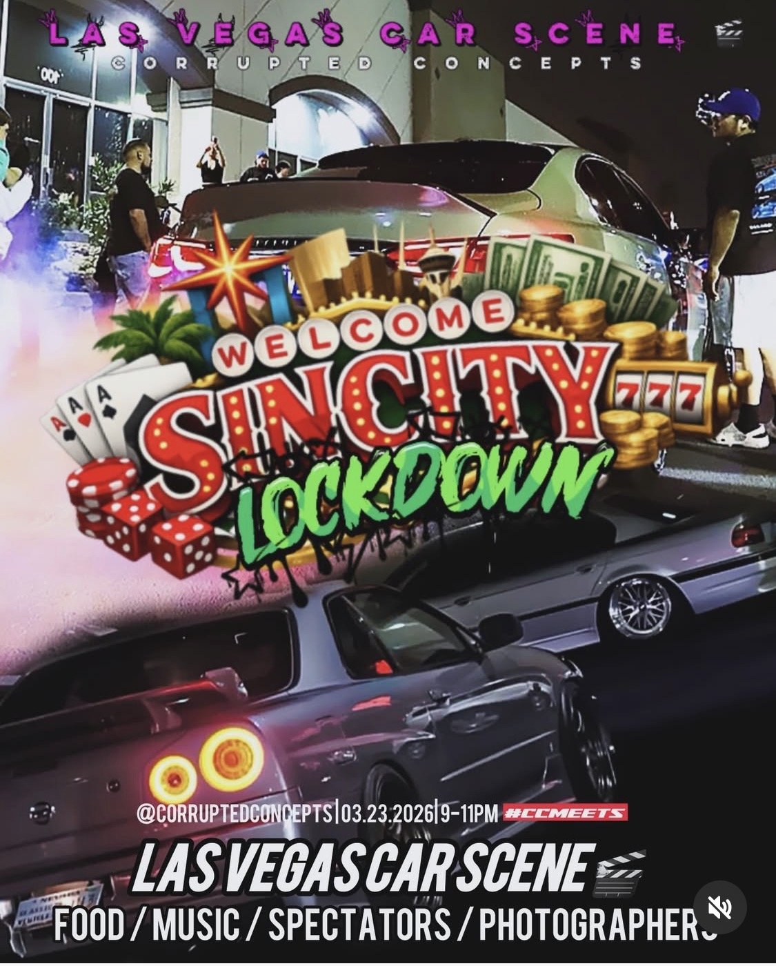 Sin City Lockdown Las Vegas Car Scene Corrupted Concepts mar 23rd 2026