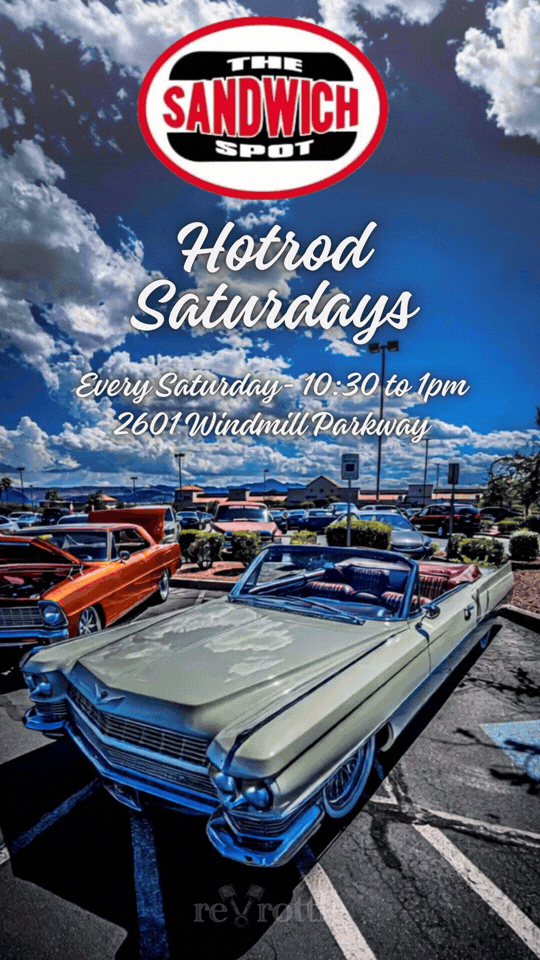 Hotrod Saturday at the Sandwich Spot Las Vegas Car Meet feb 21st 2026