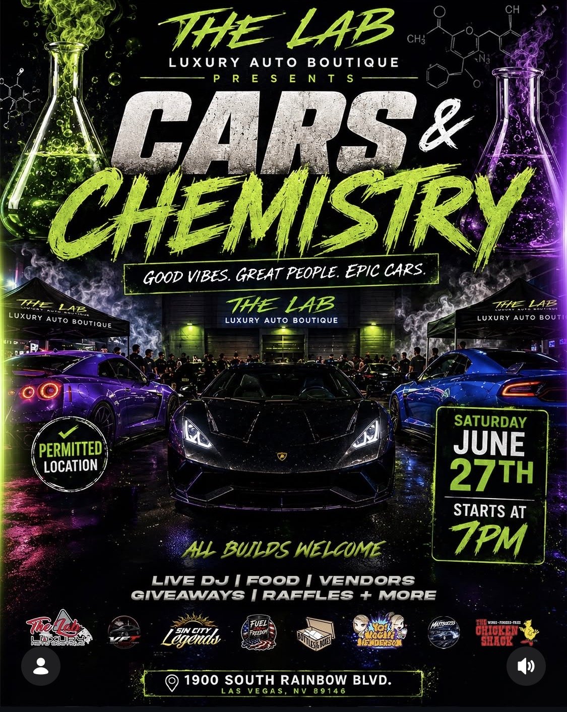 Cars and Chemistry The LAB Luxury Auto Boutique june 27th 2026