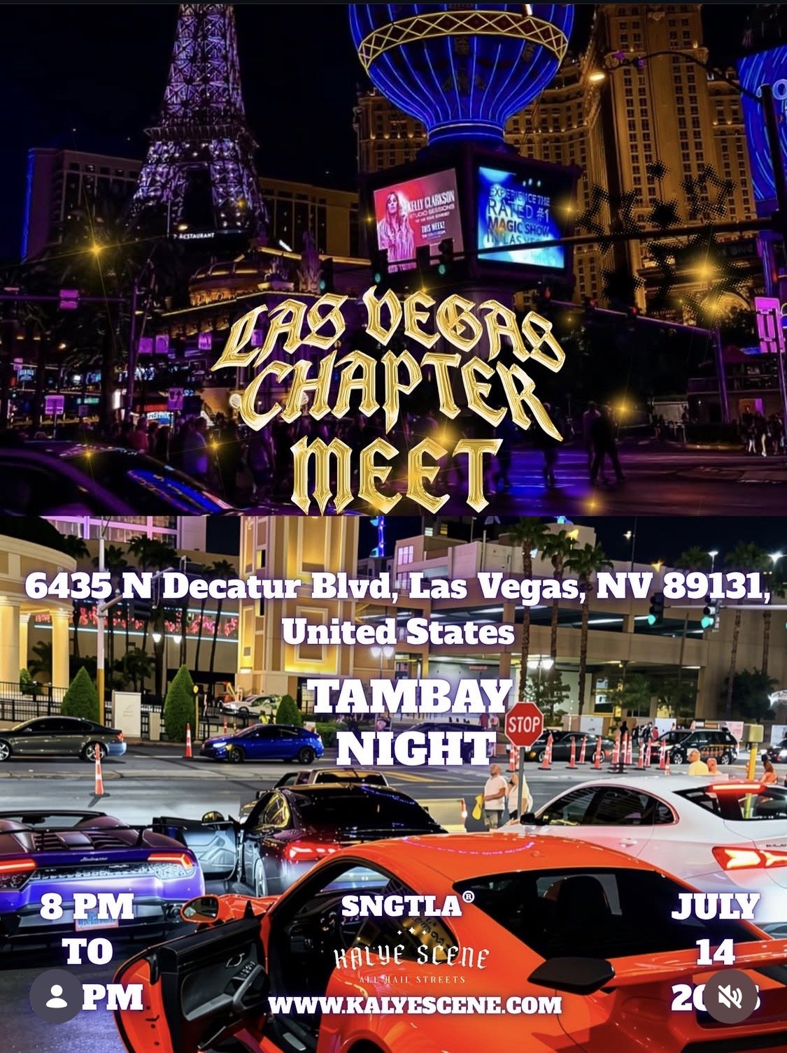 Tambay Night Las Vegas Chapter Meet jul 14th 2026