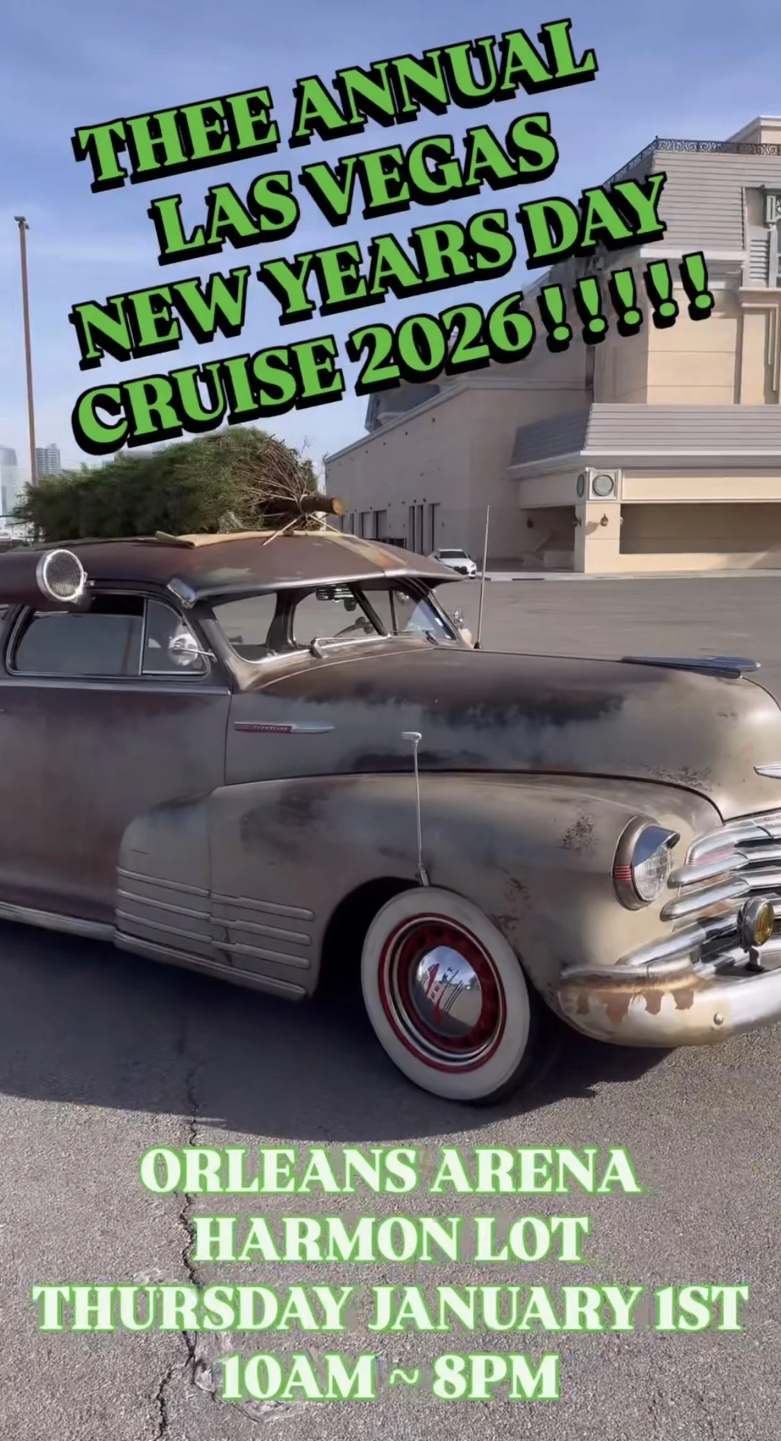 Lowrider 5th Annual Las Vegas New Years Day Cruise 2026 jan 1st 2026