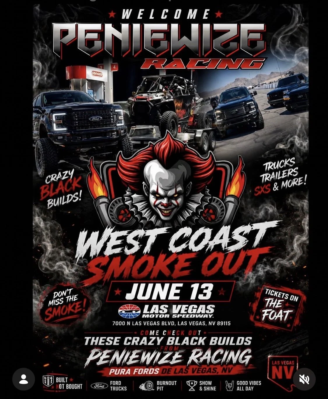 West Coast Smokeout Las Vegas Motor Speedway june 13th 2026 version 2