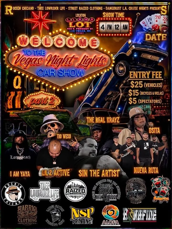 Lowrider Vegas Night Lights Car Show sep 19th 2026