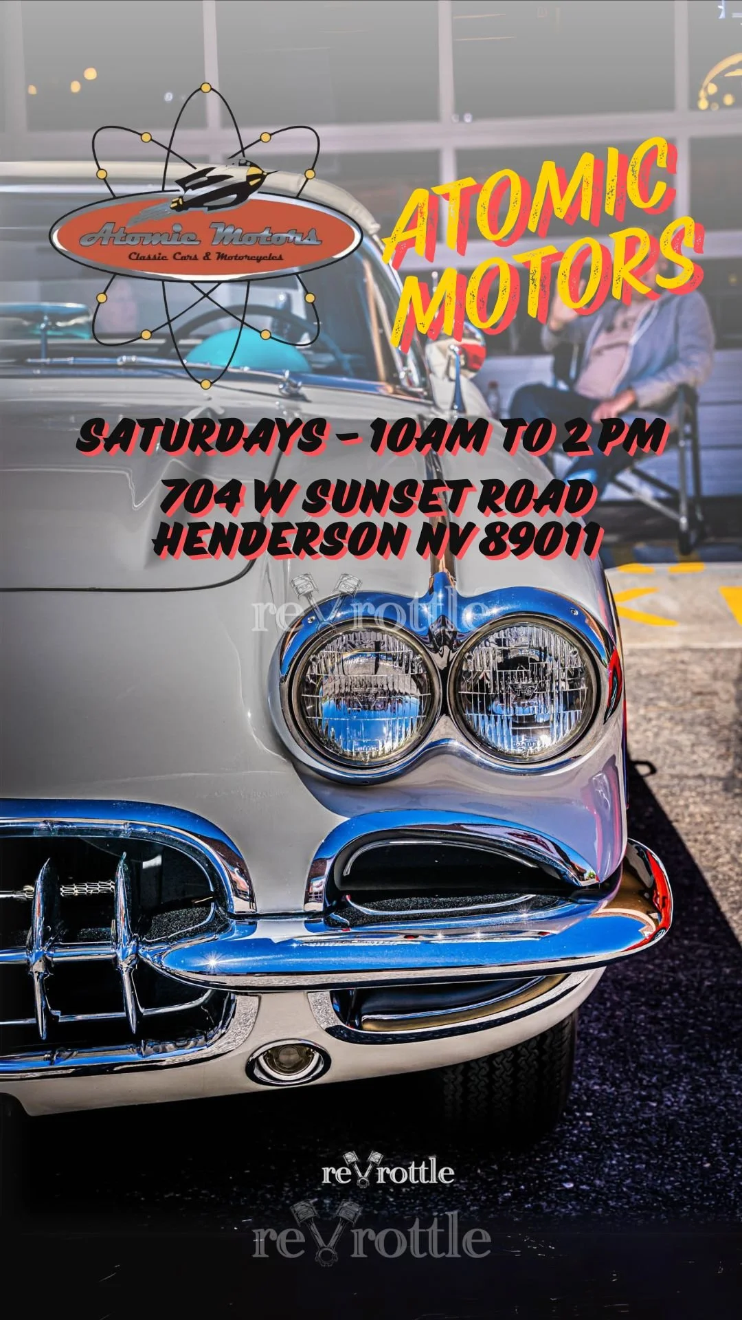 Atomic Motors Weekly Open House Las Vegas Car Meet may 23rd 2026