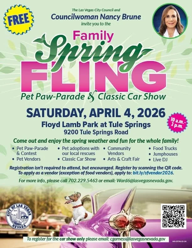 Family Spring Fling Pet Paw Parade Classic Car Show apr 4th 2026