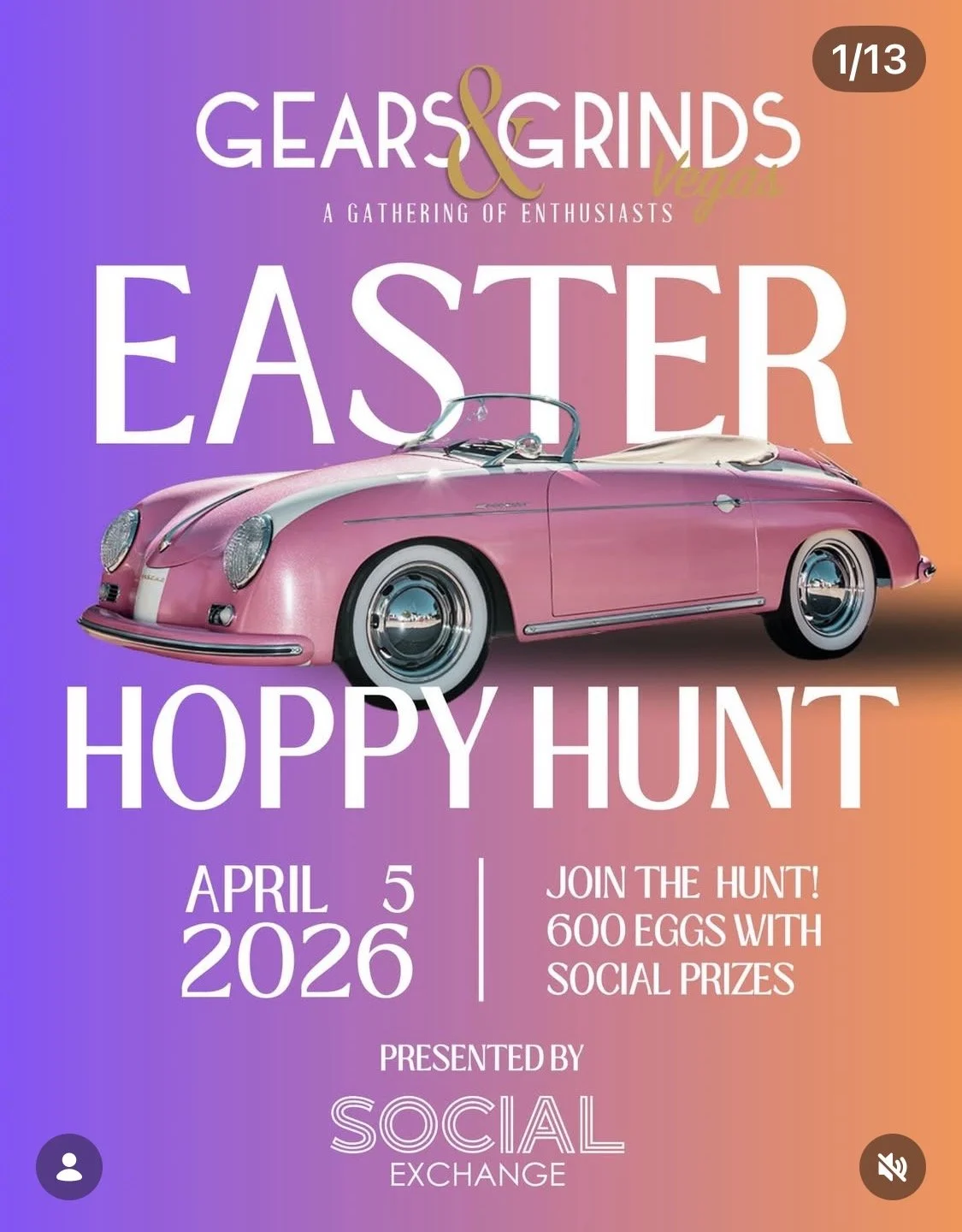 Gears and Grinds Vegas Easter Hoppy Hunt Social Exchange apr 5th 2026