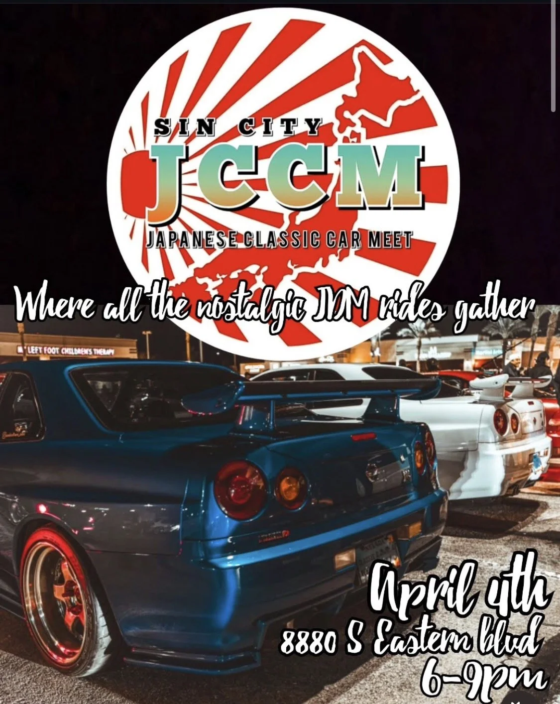 Sin City Japanese Classic Car Meet Nostalgic JDM Rides apr 4th 2026