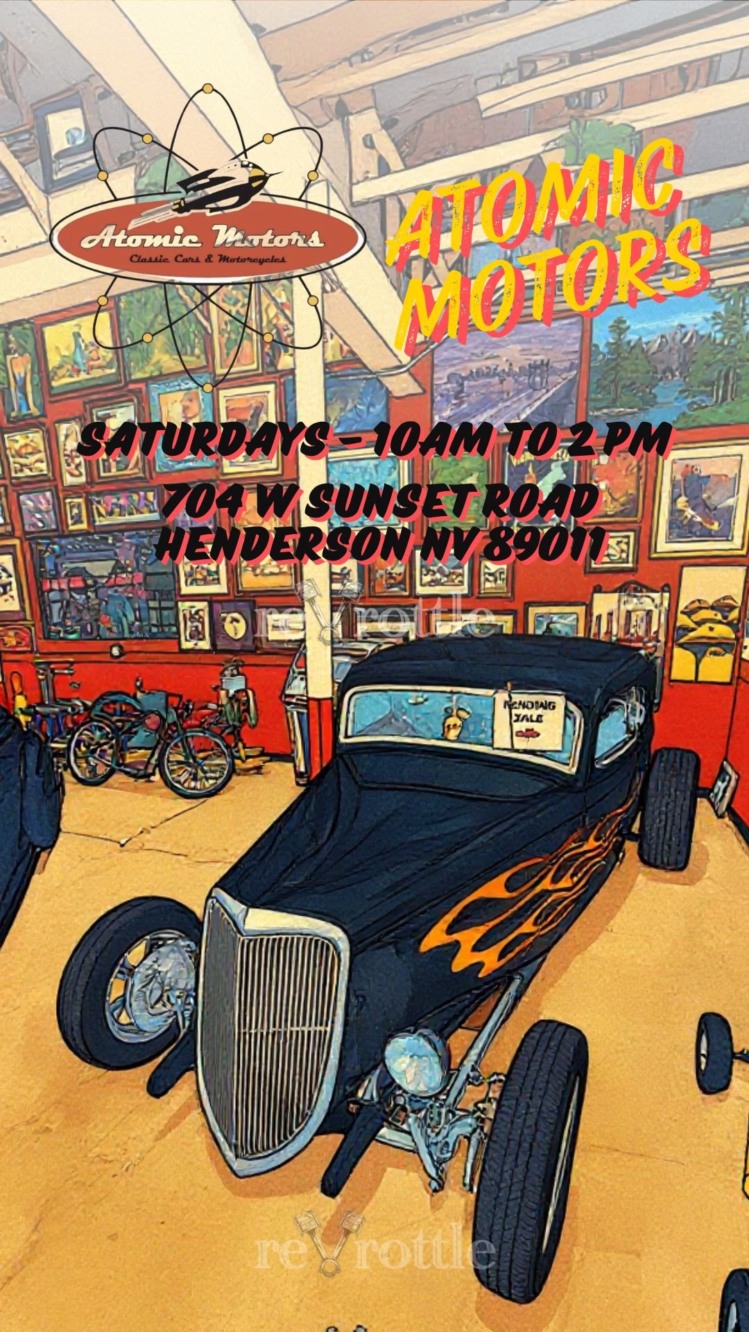 Atomic Motors Weekly Open House Las Vegas Car Meet july 18th 2026