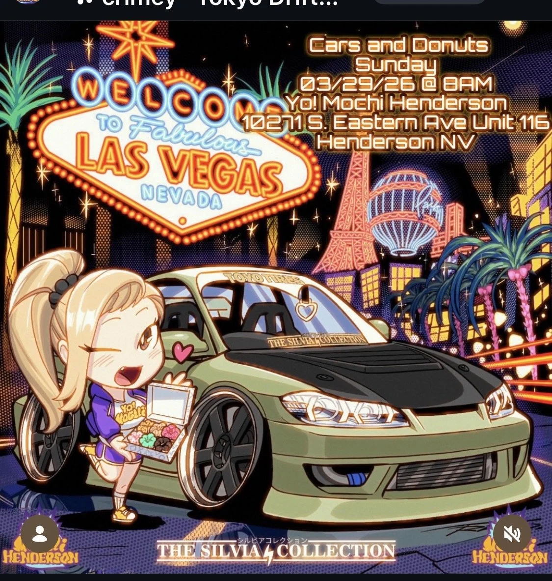 Cars and Donuts Yo Mochi Henderson The Silvia Collection mar 29th 2026