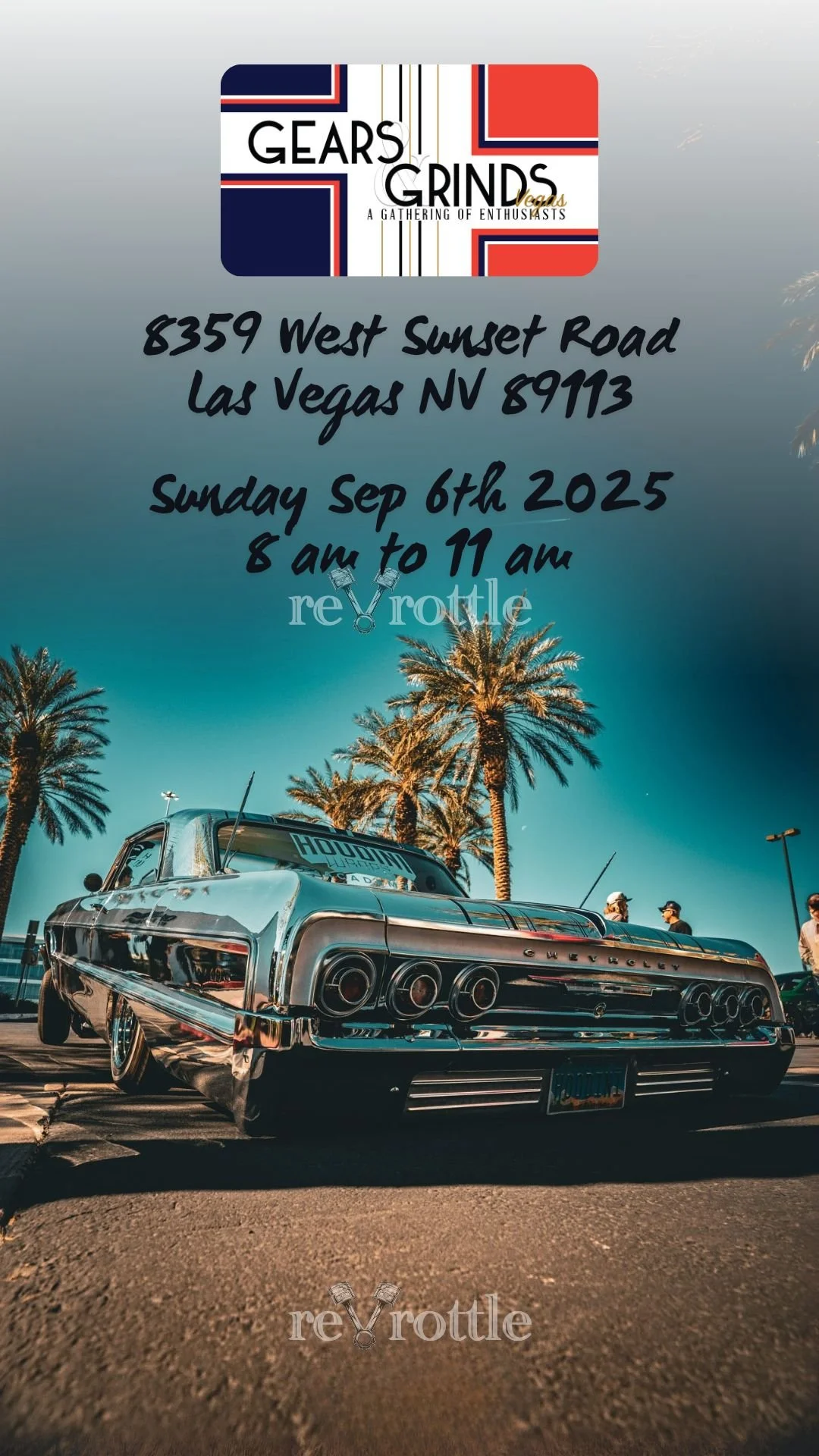 Gears and Grinds Vegas Las Vegas Cars Show sep 6th 2026