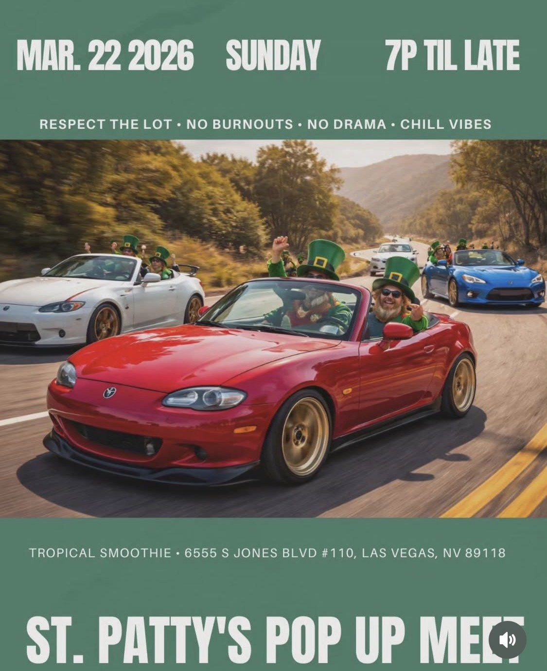 St Pattys Pop Up Meet Tropical Smoothie mar 22nd 2026