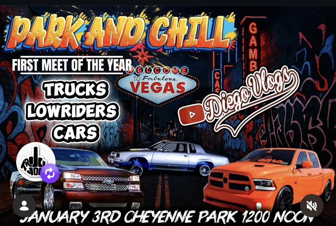 Park and Chill Trucks Lowriders Cars Diego Vlogs jan 3rd 2026