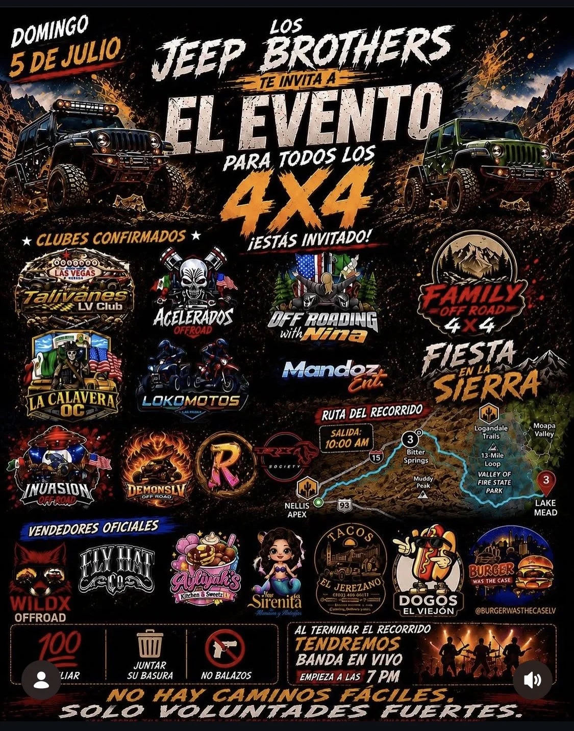 Los Jeep Brothers El Evento Para Todos Los 4x4 july 5th 2026