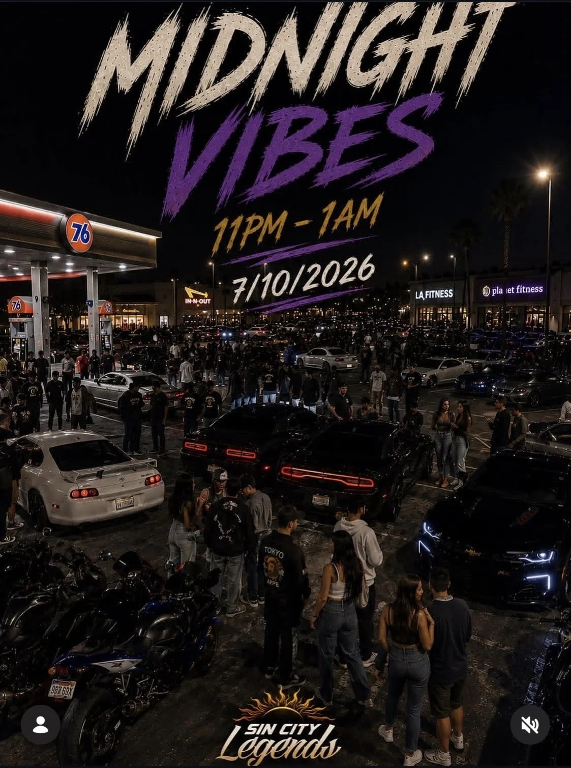 Midnight Vibes Sin City Legends july 10th 2026