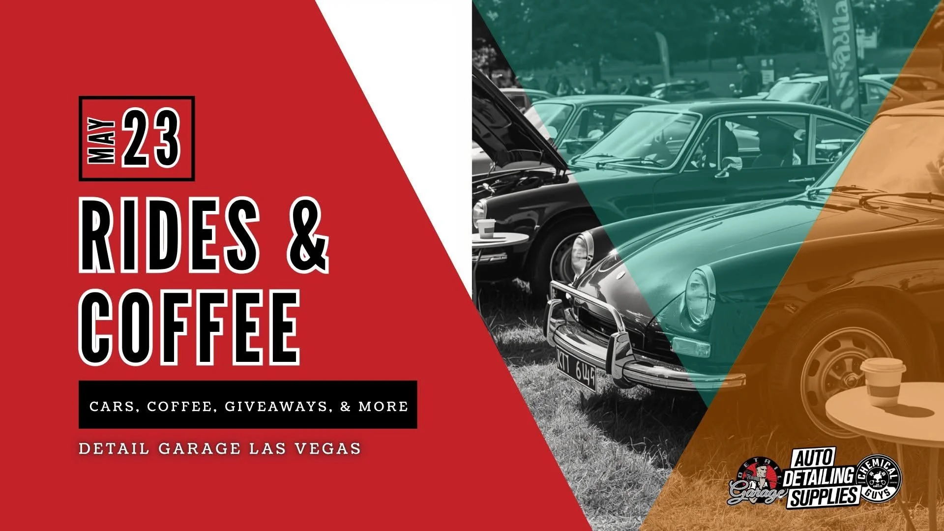 Rides and Coffee Detail Garage Las Vegas Chemical Guys may 23rd 2026