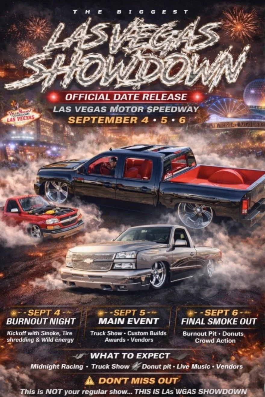 The Biggest Las Vegas Showdown Las Vegas Motor Speedway sep 4-5-6th 2026