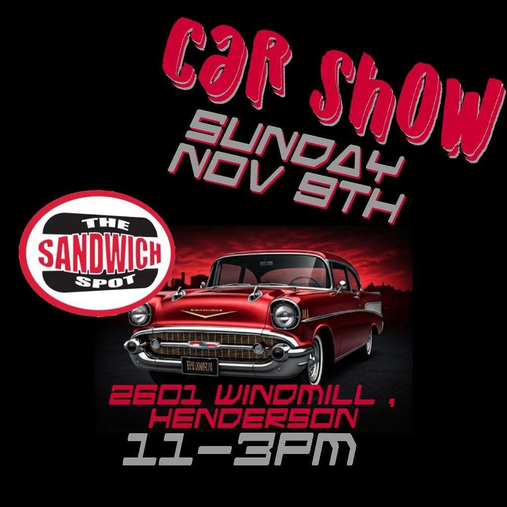 The Sandwich Spot Sunday Car Show nov 9th 2025