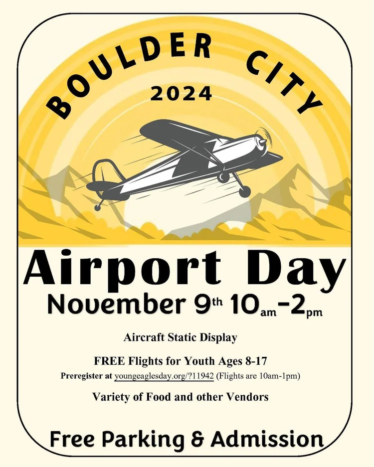 Boulder City 2024 Airport Day Aircraft Static Display November 9th 2024