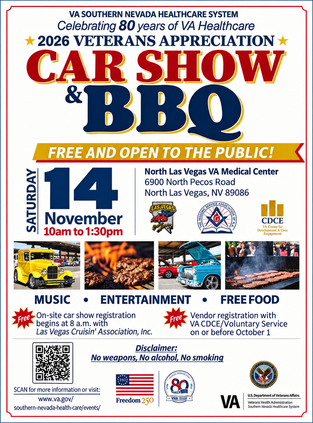 2026 Veretrans Appreciation Car Show and BBQ nov 14th 2026