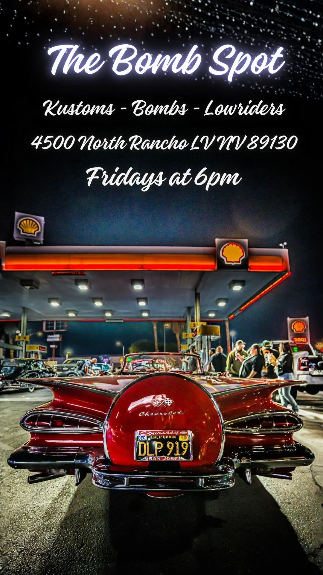 The Bomb Spot Kustoms Bombs Lowriders Las Vegas Car Meet jan 24th 2026