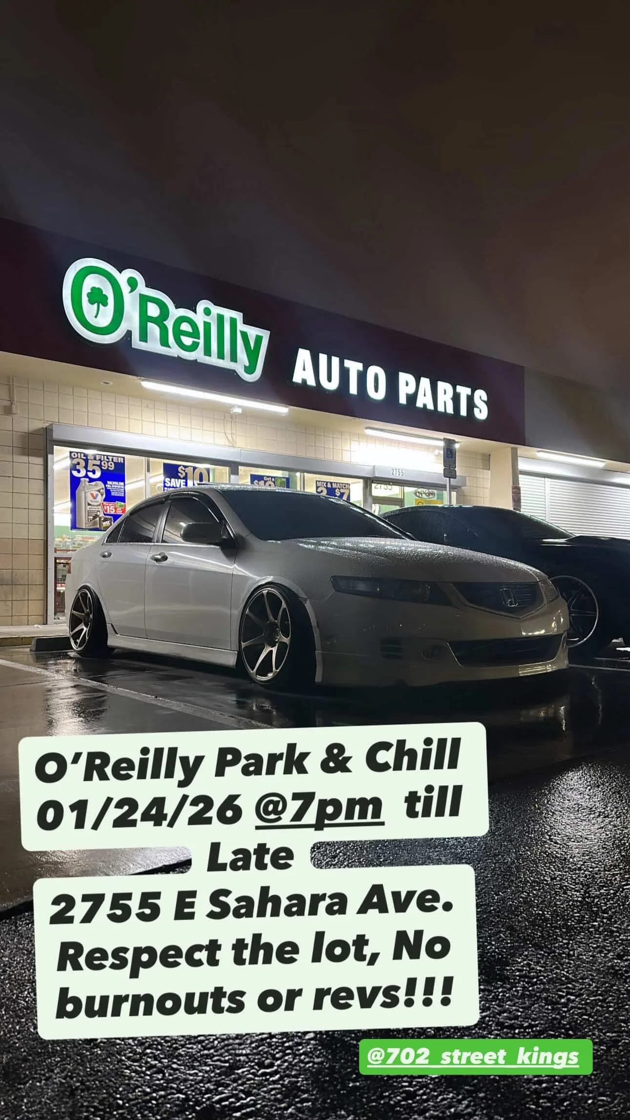 OReilly Park and Chill jan 24th 2026