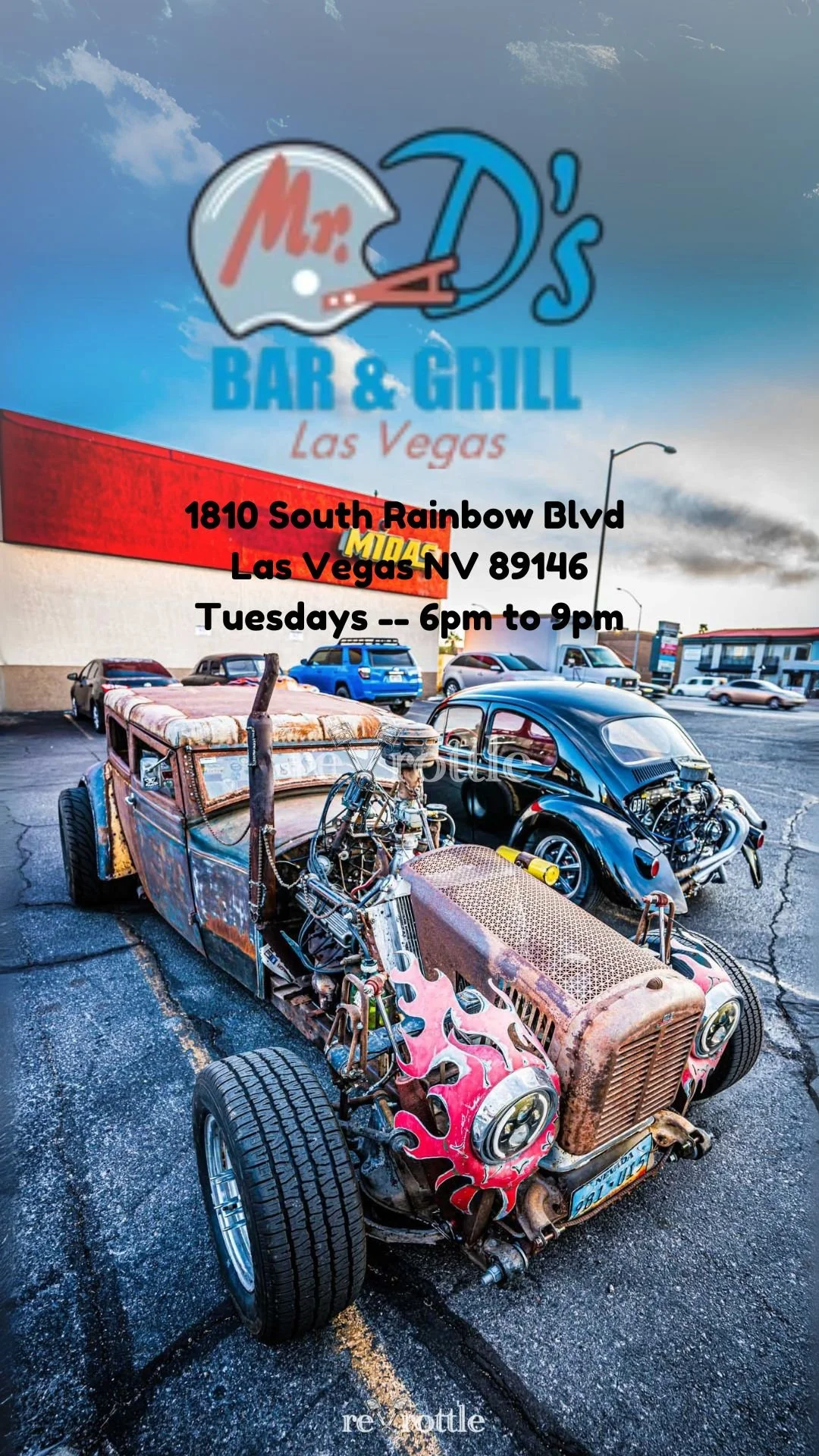 Mr Ds Bar and Grill Las Vegas Car Meet sep 16th 2025