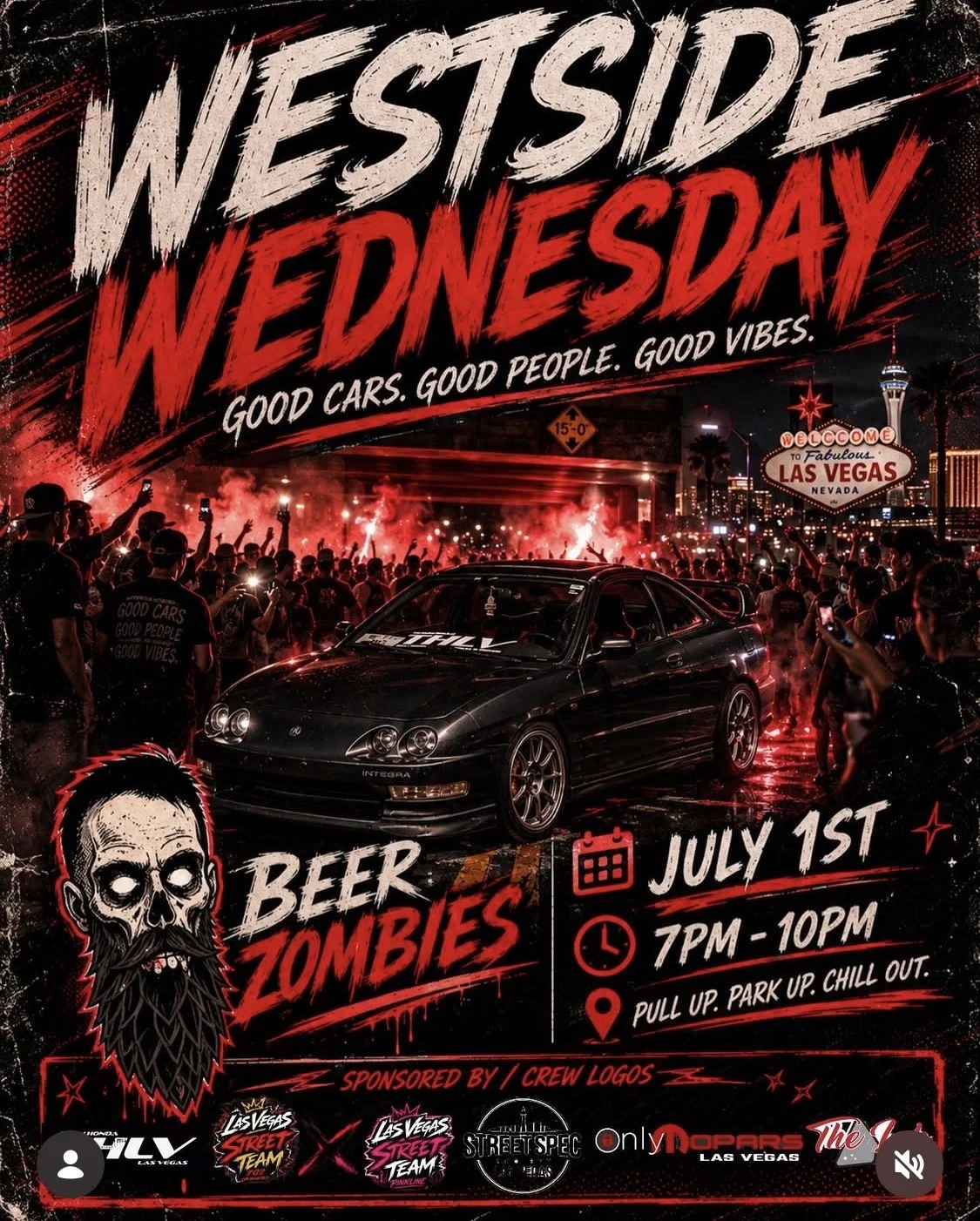 Westside Wednesday Beer Zombies july 1st 2026