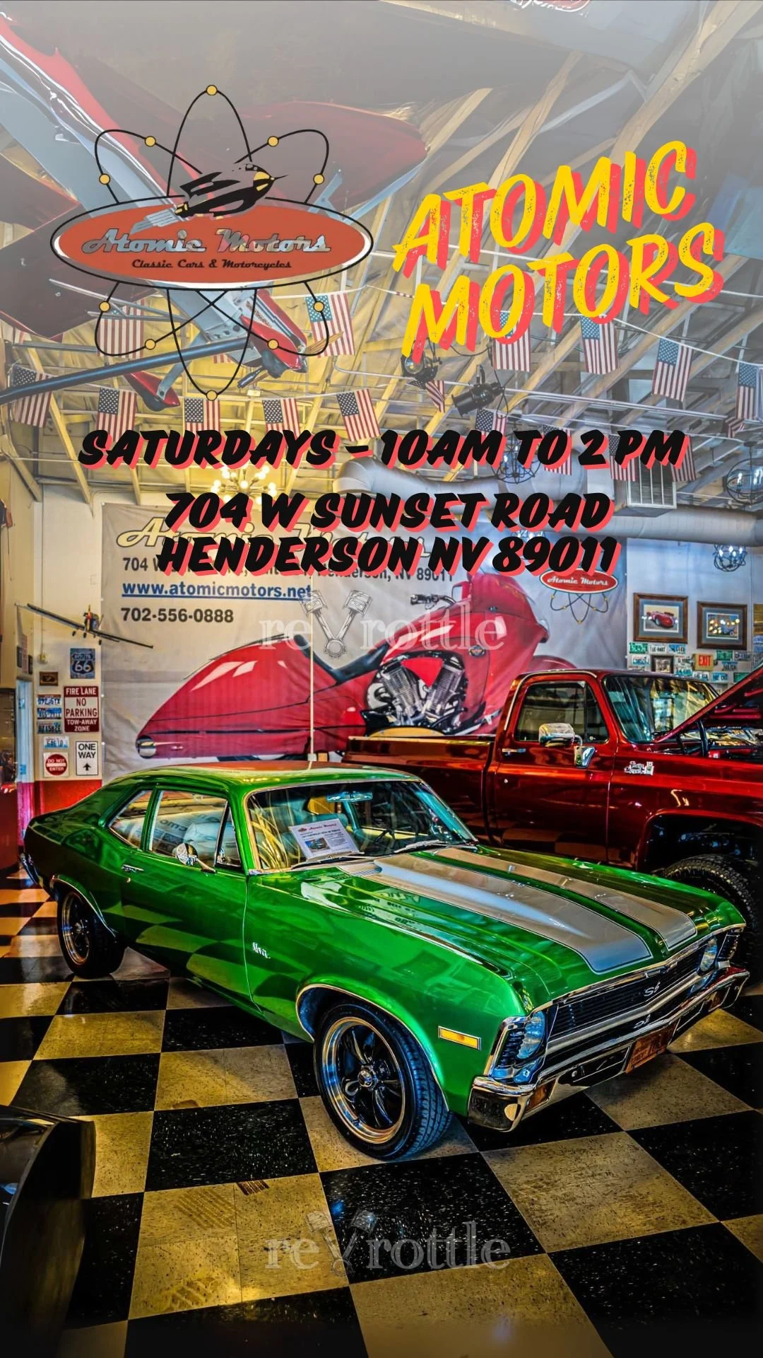 Atomic Motors Weekly Open House Las Vegas Car Meet july 25th 2026