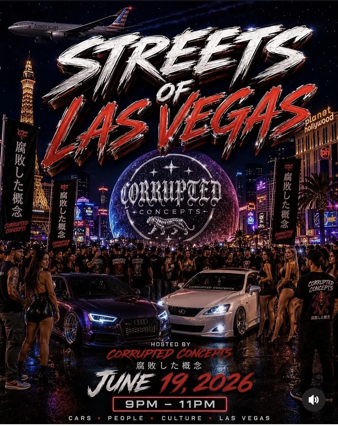 Streets Of Las Vegas Corrupted Concepts june 19th 2026