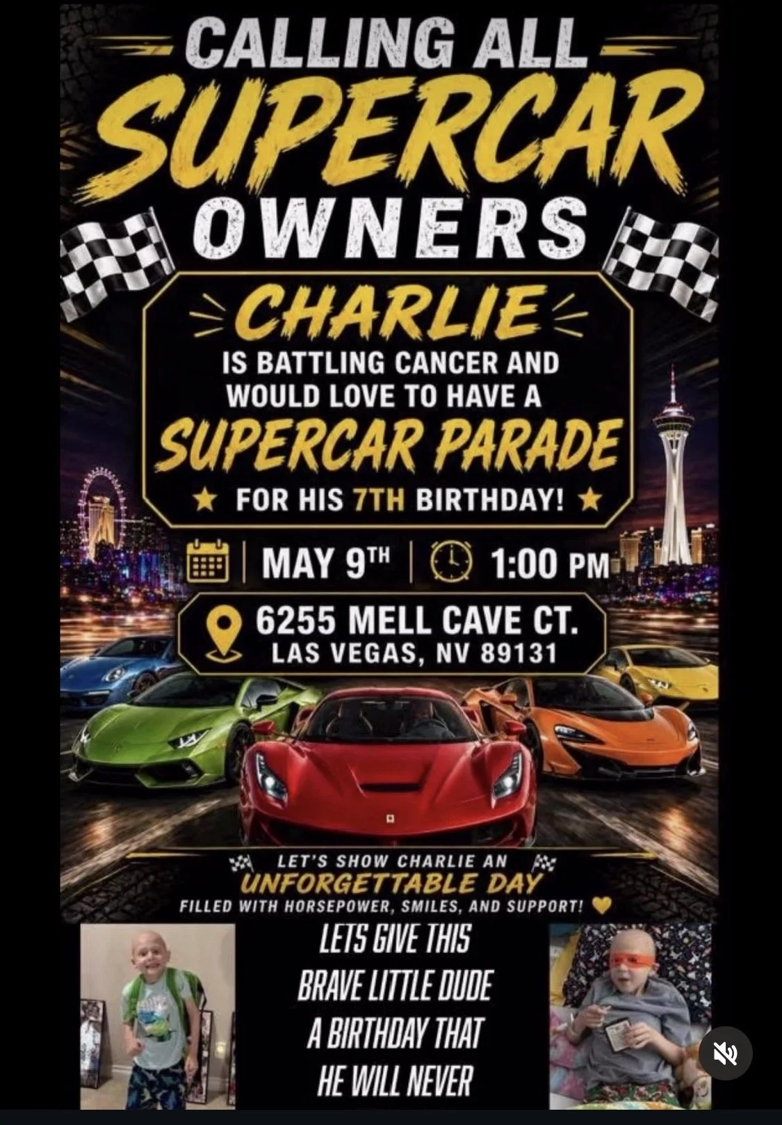 Supercar Parade Call All Supercar Owners may 9th 2026