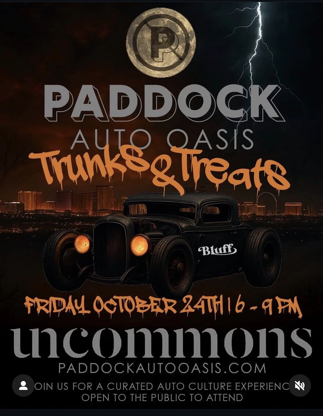 Paddock Auto Oasis Trunks and Treats Uncommons oct 24th 2025