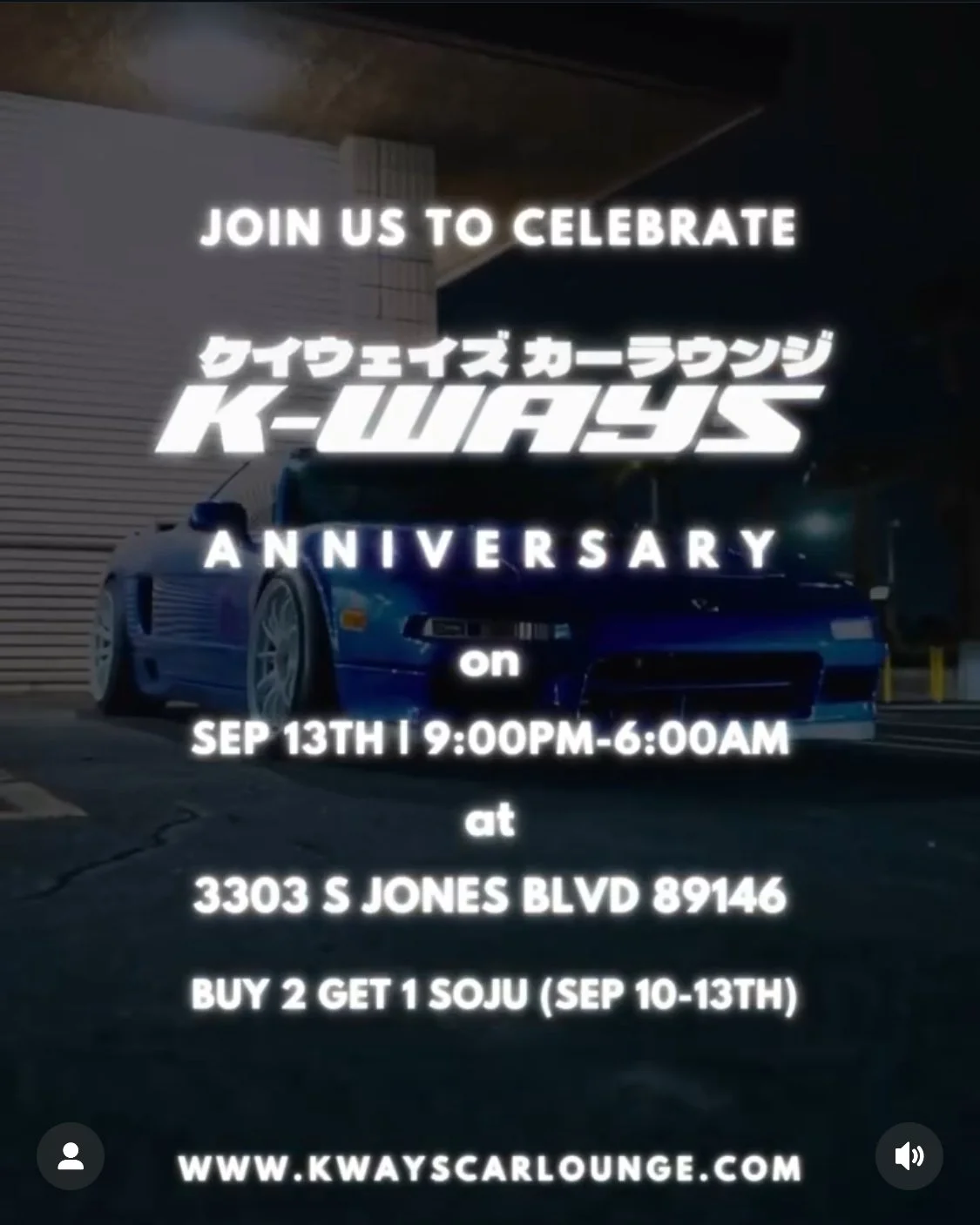 K-Ways Anniversary Celebration sep 13th 2025