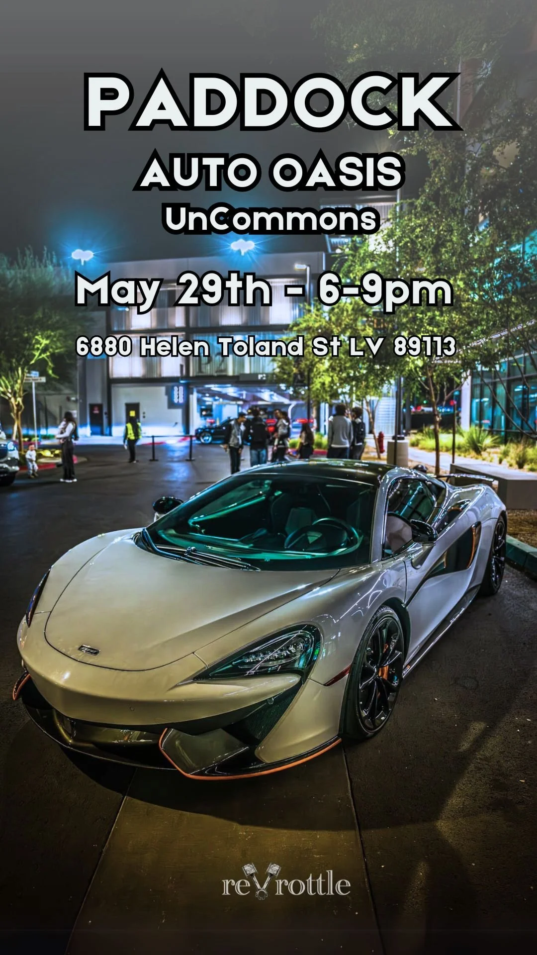 Paddock Auto Oasis at UnCommons Las Vegas Cars Meets may 29th 2026