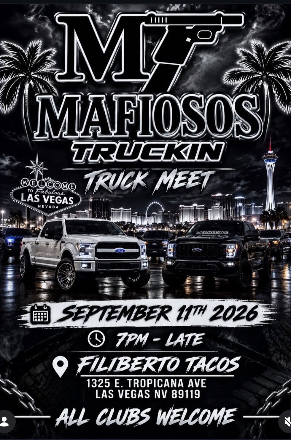 M7 Mafiosos Truckin Truck Meet Filiberto Tacos sep 11th 2026