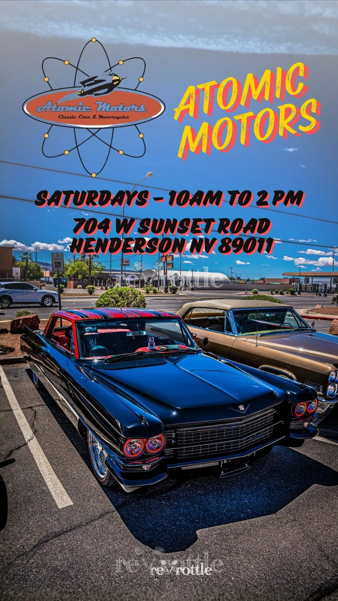 Atomic Motors Weekly Open House Las Vegas Car Meet april 11th 2026