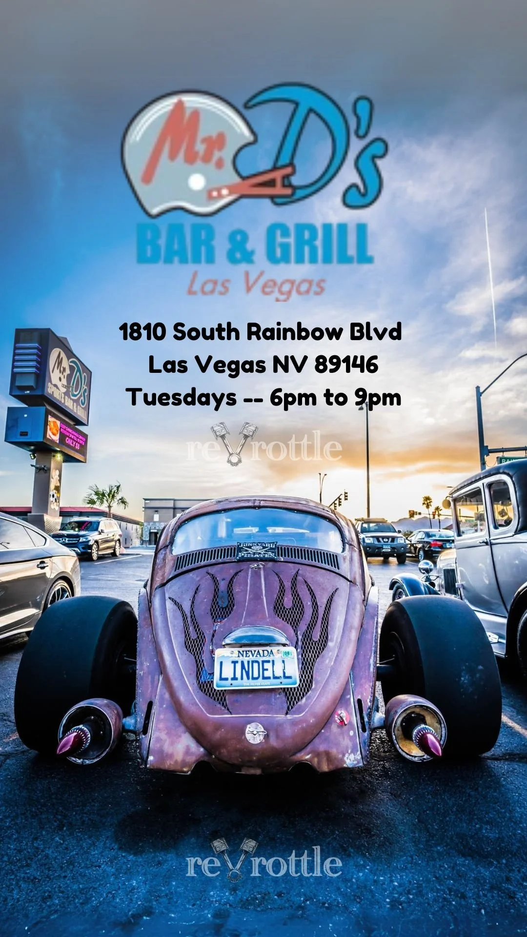 Mr Ds Bar and Grill Las Vegas Car Meet sep 9th 2025