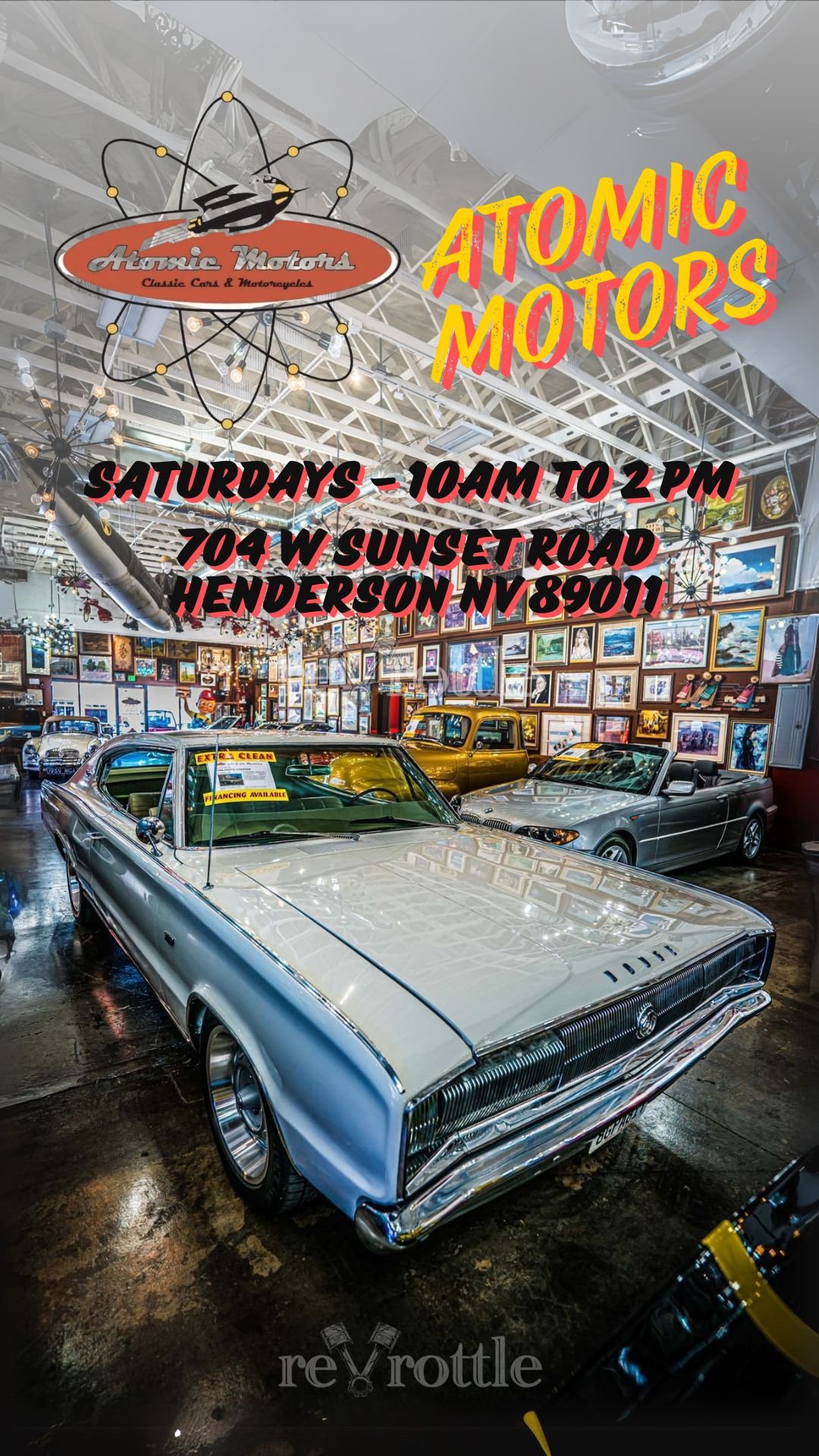 Atomic Motors Weekly Open House Las Vegas Car Meet apr 4th 2026