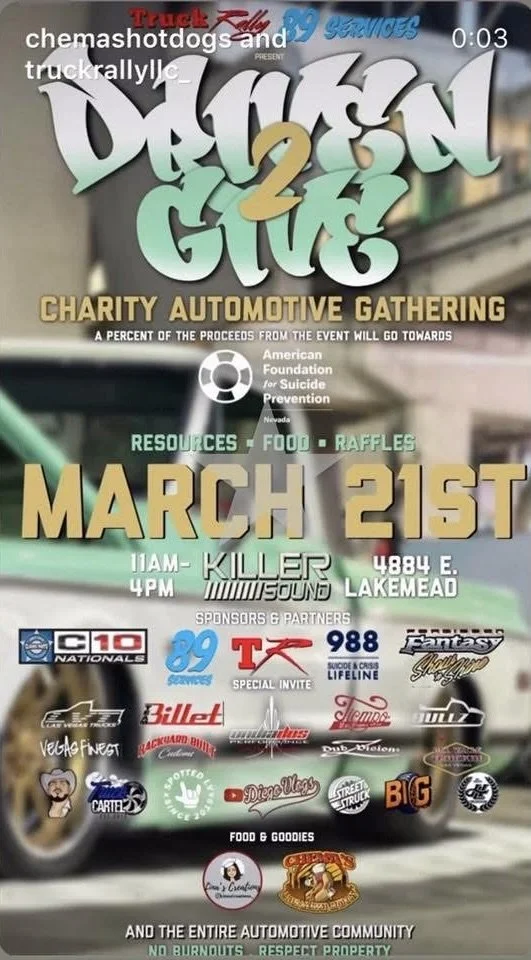 Driven 2 Give Charity Automotive Gathering Killer Sound mar 21st 2026