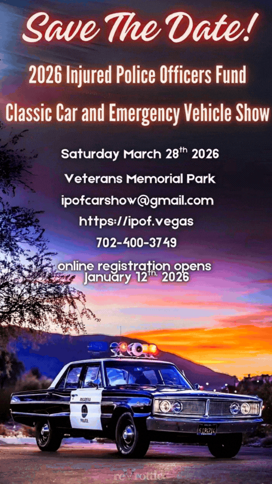 2026 IPOF Injured Police Officers Fund Classic Car and Emergency Vehicle Show