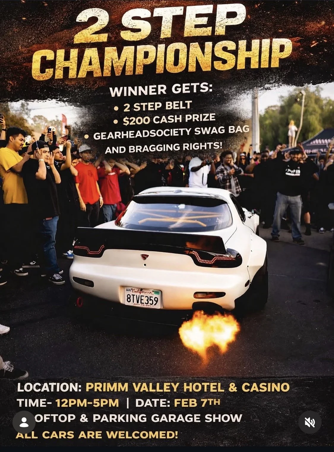2 Step Championship at Primm Valley Hotel feb 7th 2026