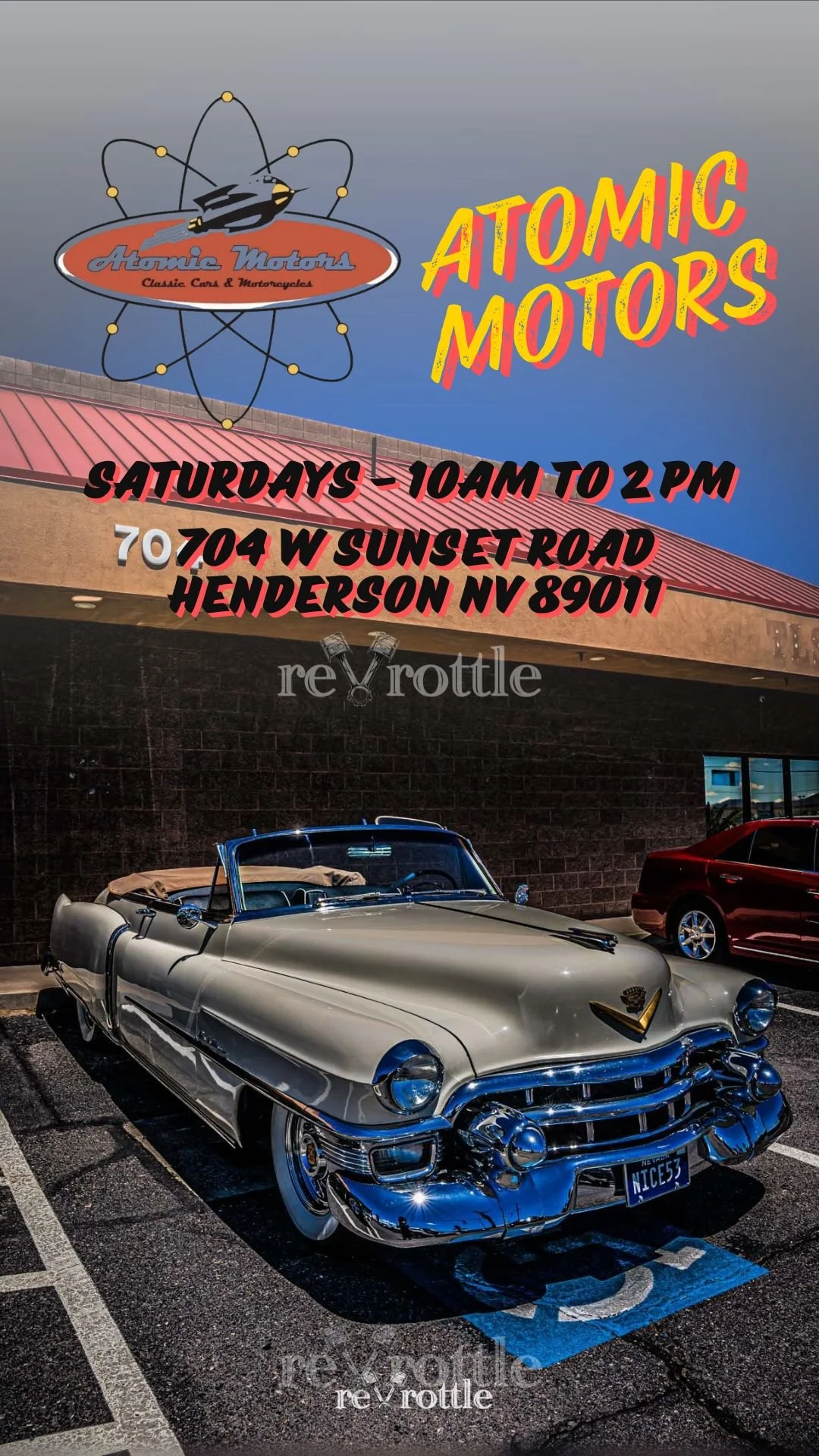 Atomic Motors Weekly Open House Las Vegas Car Meet sep 6th 2025