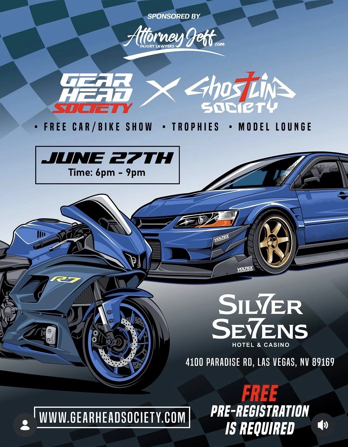 Gear Head Society Ghostline Society Silver Sevens june 27th 2026