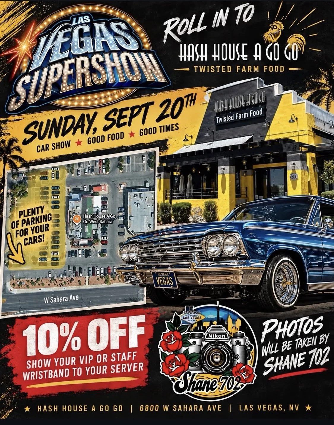 Lowrider The Vegas Supershow Roll In To Hash House A Go Go sep 20th 2026