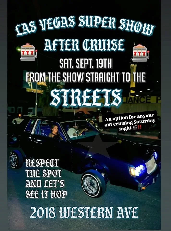 Las Vegas Super Show After Cruise Show to Streets Western sep 19th 2026