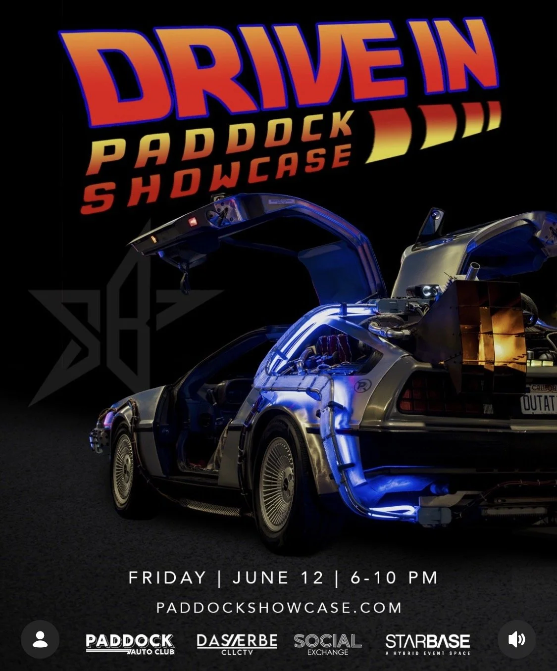 Drive In Paddock Showcase Daserebe CLLCTV Social Exchange Starbase june 12th 2026