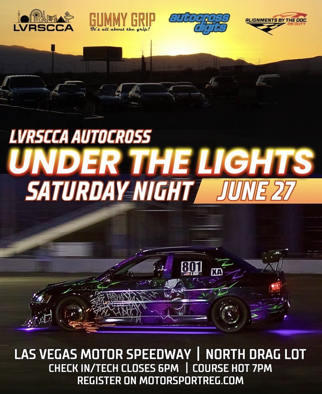 LVRSCCA Autocross Under The Lights june 27th 2026
