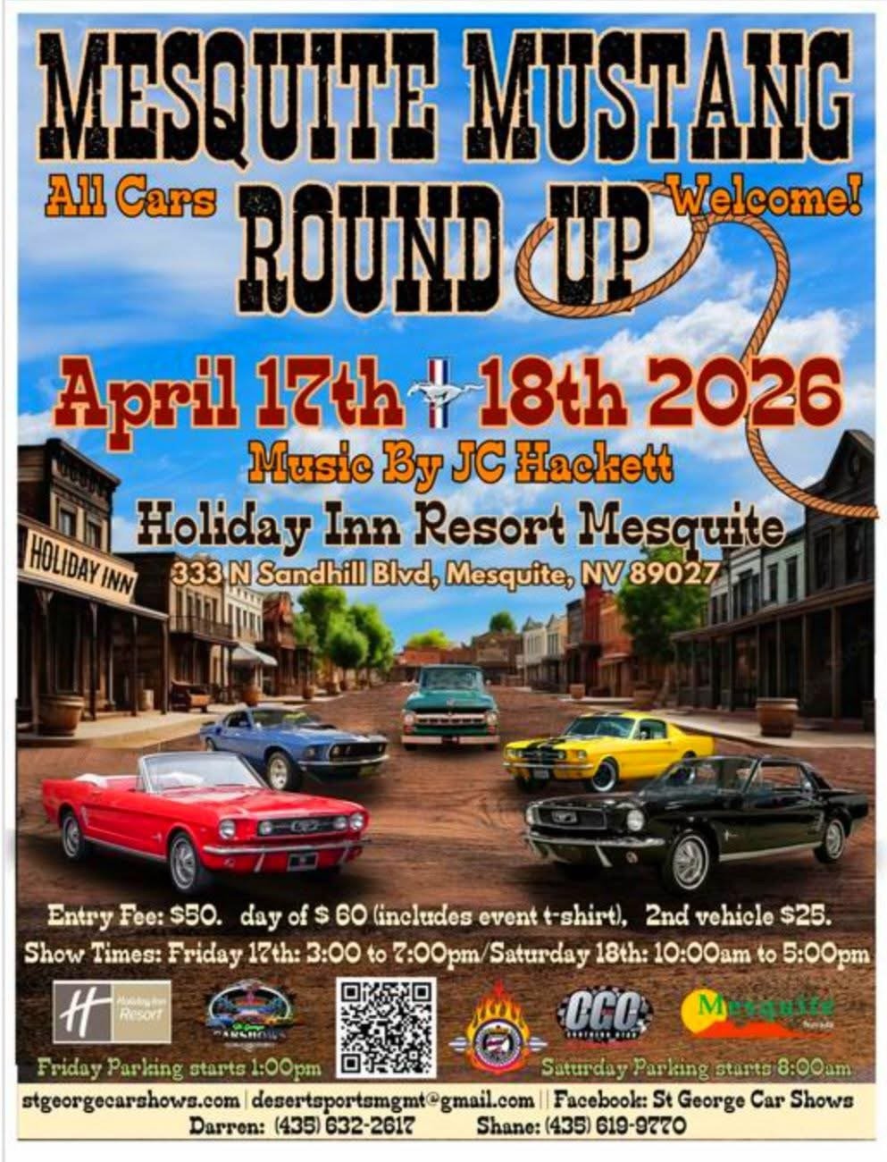 Mesquite Mustang Round Up Holiday Inn Resort Mesquite apr 17-18 2026