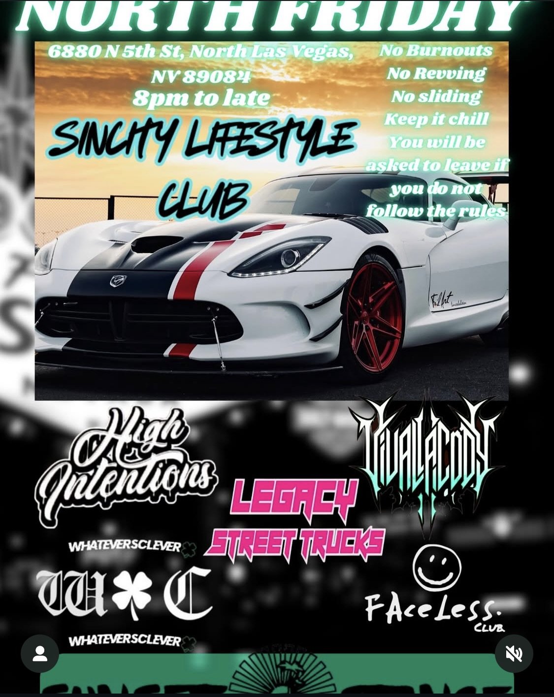 North Friday Sincity Lifestyle Club April 18th 2025