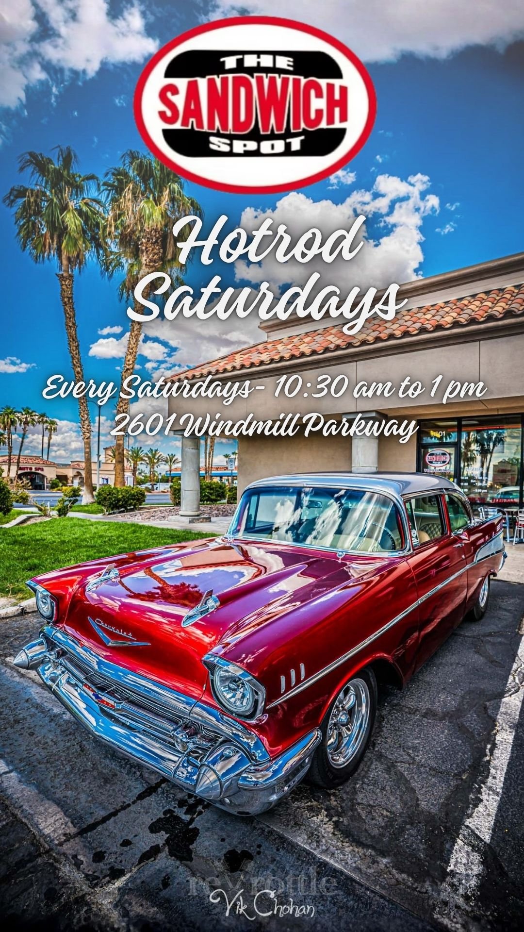 Hotrod Saturday at the Sandwich Spot Las Vegas Car Meet july 18th 2026