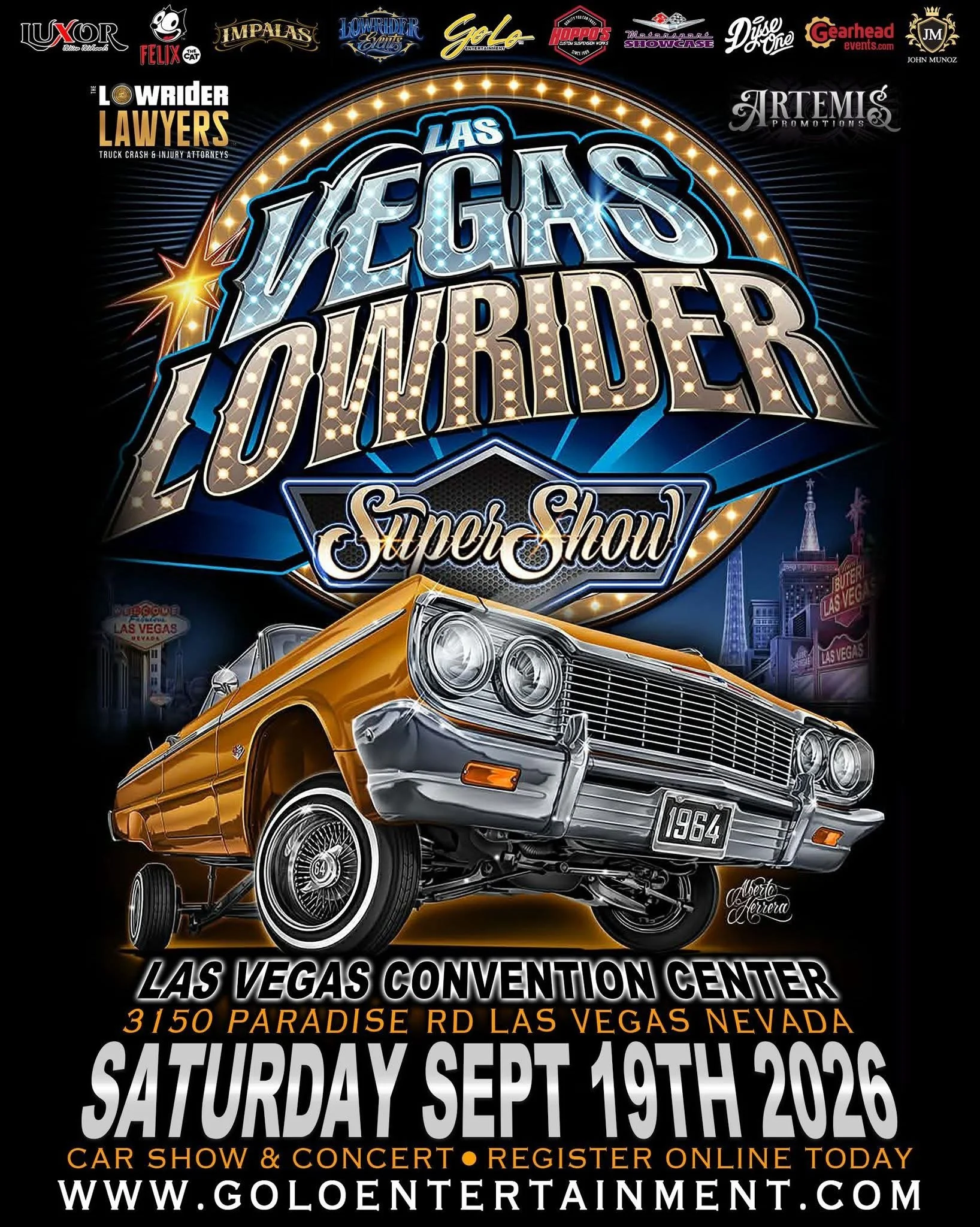 Las Vegas Lowrider Supershow sep 19th 2026